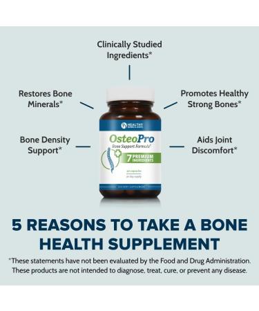 Bone Support Supplement with Algas Calcareas, Vitamin D3, K2 | 60 Capsules - 30 Servings - Buy Online on GoSupps.com