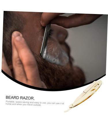 1pc Razor Beard Trimmer - Manual Face Shaver & Convenient Handheld Trimming Cutter for Perfect Beard Grooming - Buy Online on GoSupps.com