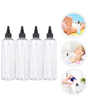 Lurrose 4PC 500ml Plastic Squeeze Bottles for Hair Coloring - Empty Measurement Donor Containers - Buy Online on GoSupps.com
