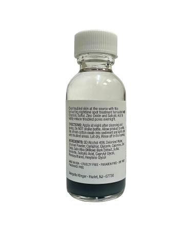 Georgette Klinger Charcoal Drying Lotion - Fast-Acting Acne Treatment with Salicylic Acid & Calamine - Clear Skin Overnight - 1 oz - Safe for All Skin Types - Buy Online on GoSupps.com