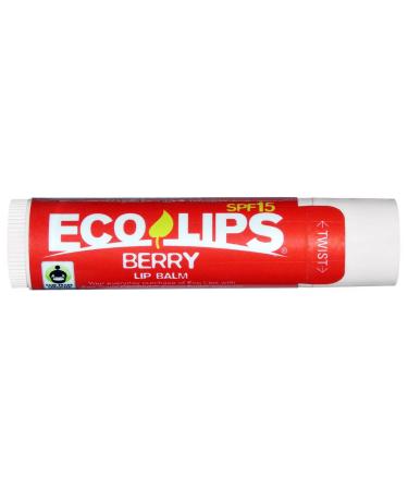 ECO LIPS Berry Lip Balm Spf 15 0.15 OZ