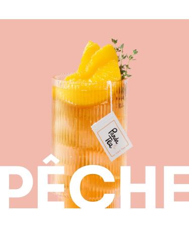 Panda Tea - Detox Ice Tea Ice Tea Cold Infusion - Peach Hibiscus Vanilla Flavor - Certified Organic - 28 Cotton Bags - G - Buy Online on GoSupps.com