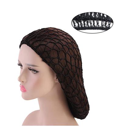 Buy 2 Pack Black Muck-Crochet Hair Network Caps - Soft Rayon Hose Hair Cover & Sleeping Cap for Women | Stylish Hair Jewelry - Buy Online on GoSupps.com