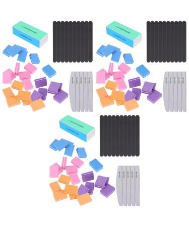 Beaupretty 3 Sets Nail File Tool Buffer for Nails Nail Buffing Tools Infant Nail File Nail Art Tool Fingernail Sanding Baby Nail File para U as Baby Nail Polish Nail Files Manicure Black Sand