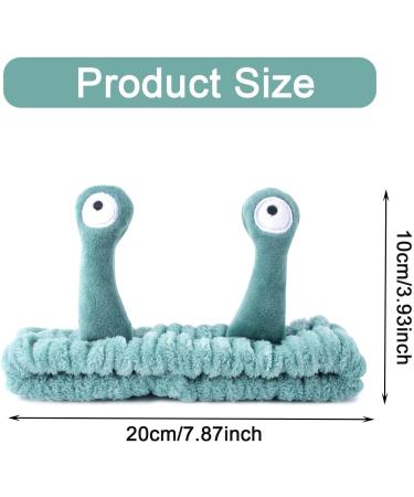 AWAVM Face Wash Headband Palm and Snail Spa Hair Bands Makeup Headbands Women Cartoon Cute Coral Fleece Elastic Headband Creative Hair Accessories for Washing Face Shower Sports Beauty Skincare - Buy Online on GoSupps.com