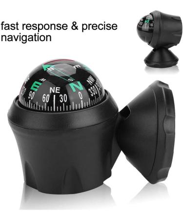 Electronic Adjustable Military Marine Night Vision Windshield Compass for Car, Boat & Dashboard - Buy Online on GoSupps.com