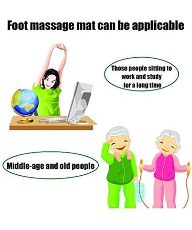Foot Massage Mat & Pillow - Best Leg Massager for Pain Relief Better Blood Circulation & Enhanced Immunity | Shop Internationally - Buy Online on GoSupps.com
