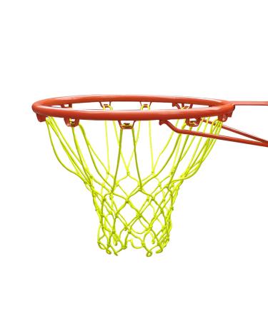 TOKBELT Basketball Net Heavy Duty Basketball Net Replacement Parts Suitable for All Weather, Anti-Whip Basketball Net Fits Standard Indoor or Outdoor 12 Loops Rim Nightlight