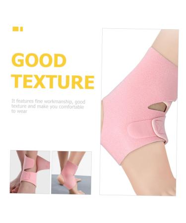 Healeved 4pcs Compression Ankle Brace - Washable Ankle Sleeves & Lipstick Keychain Holder for Men & Women - Pink Protective Case - Buy Online on GoSupps.com