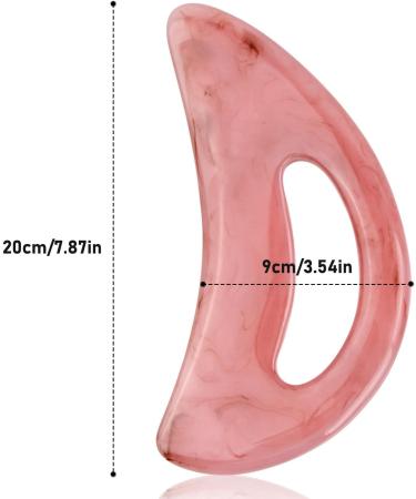 Cozlly Gua Sha Massager - Rosa Harz Stein f r Lymphdrainage Cellulite & Muskelentspannung | Ideal f r Beine R cken Gesicht & Schmerztherapie - Buy Online on GoSupps.com