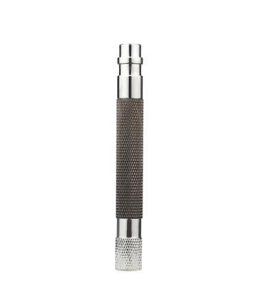 Funs Razor grip for double edge-grade knife stainless steel safety bar shaver replacement rasier handle handle manual mustache removal razor tool accessories Black
