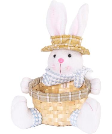 Happy Easter Decoration Lovely Candy Storage Basket Decoration Sweets Storage Basket for Easter Party Decor Exquisite Details Easter Toy Candy Basket - Buy Online on GoSupps.com