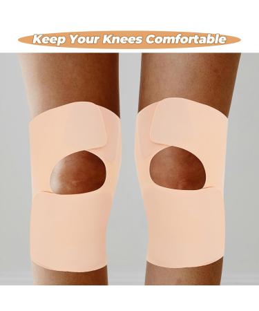 Knee Brace Compression Sleeve for Support in Running Gym Hiking | Beige Knee Support for Sports - Buy Online on GoSupps.com