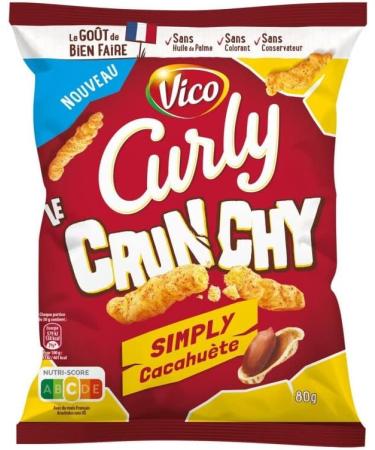  G n rique Curly Peanut Crunchy 80 g Savour These Delicious Savoury Cookies for Laptops Pack of 6 - Buy Online on GoSupps.com