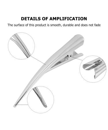 Minkissy 12-Pack Duck Bill Alligator Hair Clips for Styling - Stainless Steel Alloy Hair Accessories - Buy Online on GoSupps.com