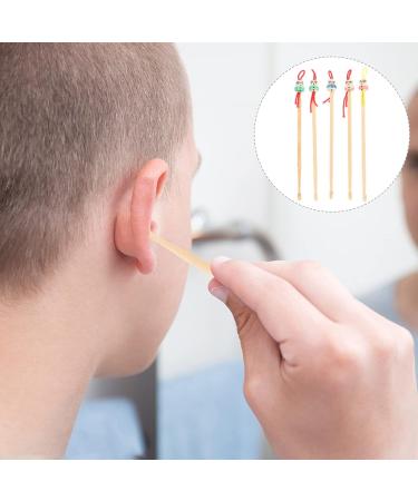 Cleaning Tools 5pcs Wood Ear Pick Oriental Bamboo Ear Cleaning Spoon Cute Chinese Doll Ear Cleaning Spoon Ear Scraper Wax Removers Cleaning Tool Random Color Doll 1 - Buy Online on GoSupps.com