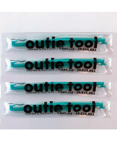 Outie Tool | Clear Aligner Invisible Braces Removal Tool - Patented Design | 60 Count Sky Blue/Neon Green Bulk - Buy Online on GoSupps.com