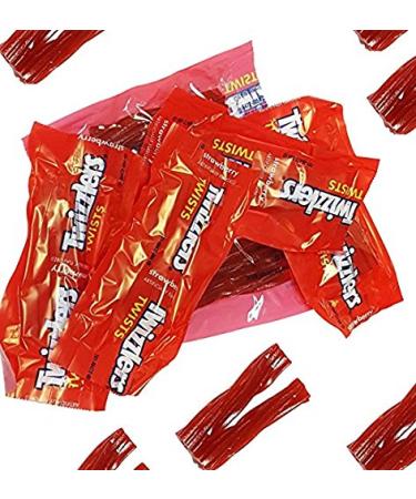 Twizzlers Strawberry Twists Candy 2lb Bag - Individually Wrapped - 1 Pack - Buy Online on GoSupps.com