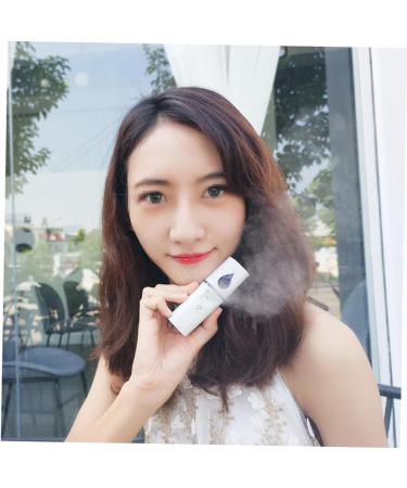 Healeved Handheld Facial Sprayer Facial Spa Steamer Nano Mist Sprayer Facial Spray Mist Mini Humidifier White - Buy Online on GoSupps.com