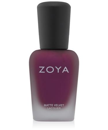 ZOYA Nail Polish Matte velvet Lacquer 0.5 Fl Oz (Pack of 1) Iris Mattevelvet 0.25 Fl Oz (Pack of 1)