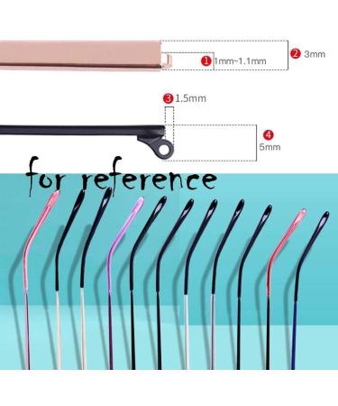 VekkEr Yewear Leg - Matte Black Metal Eyeglass Temples | Premium Eyeglass Accessories for International Shipping - Buy Online on GoSupps.com