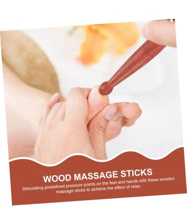 Lurrose 15 STK Acupressure Stab Reflexion Massage Tools | Home Thai Massage Device | Trigger Stick for Neck & Body Relief | 5 Pieces 15x2cm - Buy Online on GoSupps.com