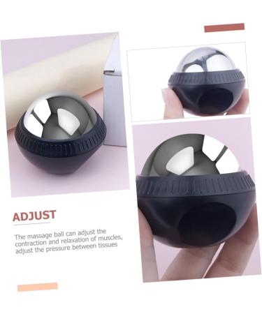 JECOMPRIS Stainless Steel Massage Ball - Portable Muscle Relief Roller for Fitness & Face | Manual Massage Device - Buy Online on GoSupps.com