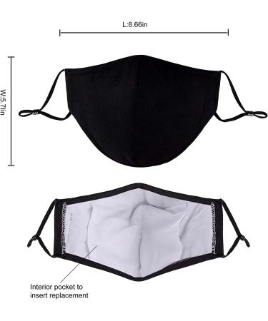 8 Pack Reusable Cloth Face Mask with Adjustable Straps & Nose Wire - Adult Cotton Masks in Black, Dark Grey, Brown, Blue, Burgundy, Green, Purple, Royal Blue - Buy Online on GoSupps.com