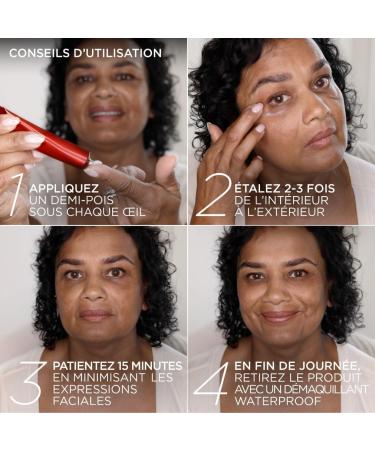 L'Or al Paris - Soin Contour des Yeux Anti- ge - R duit les Rides Poches Gonflements et Manque de Fermet du Contour des Yeux - Tous Types de Peau - Revitalift Laser Eye Bag Instant Eraser - 15 ml Gel correcteur de poches - Buy Online on GoSupps.com