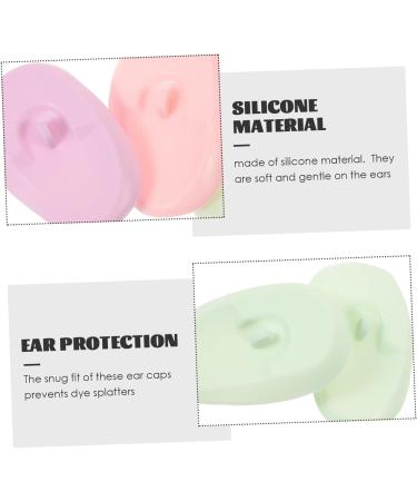 FRCOLOR 3 Pairs Silicone Earmuffs Ear Muffs for Heat Hair Dryer Ear Cuff Ear Protection Ear Muffs Ear Covers Hair Dye Hair Dryer Shower Cap Ear Plugs - Buy Online on GoSupps.com