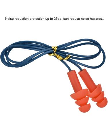 Milltrip Soft Foam Earplugs - Corded Silicone Noise Reduction & Metal Detectable Hearing Ear Plugs for Ultimate Comfort & Protection - Buy Online on GoSupps.com