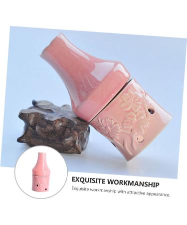 Lurrose Peach Blossom Moxibustion Ceramic Bottle - Smoke-Free Heat Moxa Device for Face Massage | International Shipping Available - Buy Online on GoSupps.com