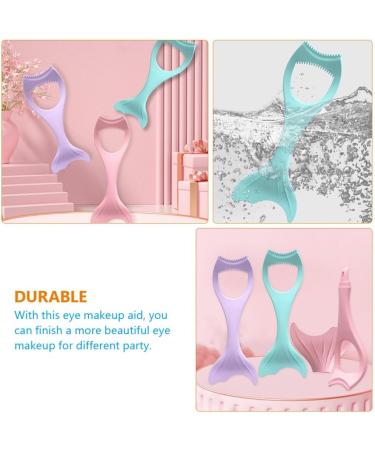 Balacoo Eyeliner Stencils: Winged Eyeliner Tool Eye Makeup Stencils Mascara Shield Eyeliner Tool Helper for Eyes 1 count (Pack of 1) Blue - Buy Online on GoSupps.com