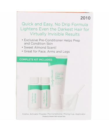 Sally Hansen Extra Strength Creme Hair Bleach for Face & Body 1.5 oz (Pack of 3) - Fast & Effective Hair Lightening Solution - Buy Online on GoSupps.com