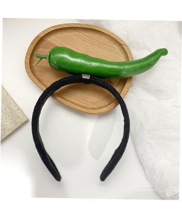 SKISUNO Chili Hair Hoop Headband Hair Accessories for Kids Chili Pepper Hat Chili Design Hair Hoop Fruit Man Elastic 1 count (Pack of 1) Green - Buy Online on GoSupps.com