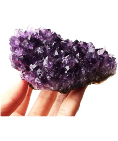 1PC Natural Big Raw Amethyst Quartz Geode Crystal Cluster Specimen Decor Gift Suitable for Home Home Decoration (Color : Amethyst 100-150g) - Buy Online on GoSupps.com