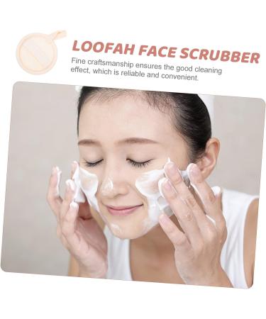 FOMIYES 6pcs Makeup Remover Cotton Face Pad Bath Sponges | Exfoliating Loofah Pads for Shower | Facial Puff Beige Spa Makeup Remover - Buy Online on GoSupps.com