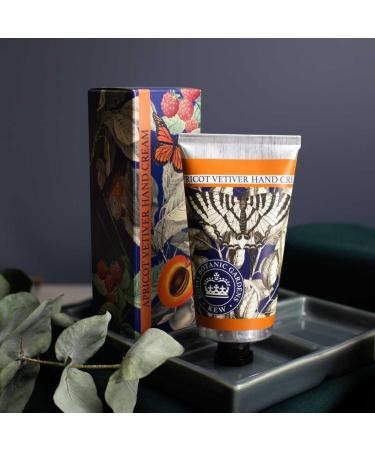 The English Soap Company Royal Botanical Gardens Kew Hand Cream Moisturising Hand Cream for Men and Women Apricot Vetiver Scent 75ml - Buy Online on GoSupps.com