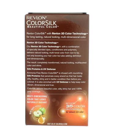 Revlon ColorSilk Hair Color 42 Medium Auburn Vibrant Long-Lasting Hair Dye for Global Shipping - Buy Online on GoSupps.com