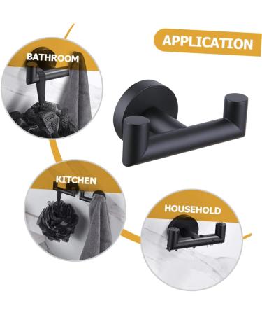 Alipis 3pcs Coat Hook Heavy Duty Coat Hangers Hand Towel Bar Wall Hook Towel Hook Clothes Hook Wall-Mounted - Buy Online on GoSupps.com