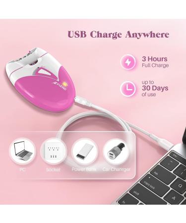 Smooth Glide Facial Epilator for Women - 2 Speed Hair Remover for Face Legs Bikini & Arms - Ideal Facial Depilator - Buy Online on GoSupps.com