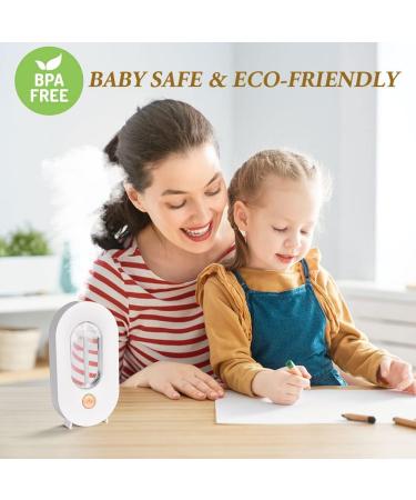 Acwoo Aroma Diffuser - Electric Fragrance Diffuser for Essential Oils | Includes 2 Empty Bottles | Perfect for Home Bedroom Office Yoga & Spa - Buy Online on GoSupps.com