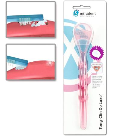 Buy Tongue Cleaner Pink - Gentle Tongue Scraping Alternative for Oral Health | Ideal Gel Supplement Against Bad Breath - 1 PC - Buy Online on GoSupps.com