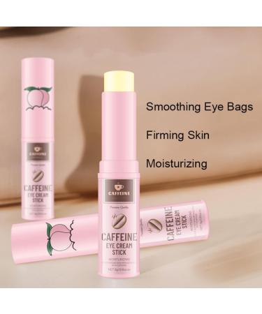 BSMKCL Caffeine Eye Cream Stick with Lemon Under Eye Stick Firming Eye Cream for Dark Circles Anti Aging Improve Fine Lines Under Eye Bags Enhancing Skin Elasticity & Smoothness for All Skin Types - Buy Online on GoSupps.com