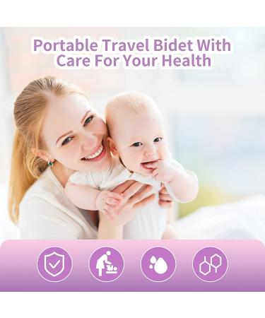 Peri Bottle for Postpartum Care - 12.7 OZ Purple - Perineal Recovery and Cleansing - Buy Online on GoSupps.com