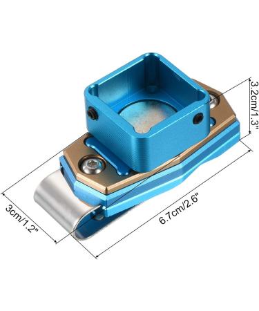Patikil Magnetic Billiards Container - Aluminum Alloy Snooker Accessories with Belt Clip - Blue - Buy Online on GoSupps.com