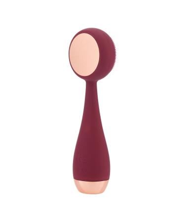 PMD Clean Pro-Smart Face Cleaning device with silicone brush & Active Warmth Anti-Aging massage device-waterproof-SonicGlow vibration technology-lifts the skin on the face and body-Berry - Buy Online on GoSupps.com