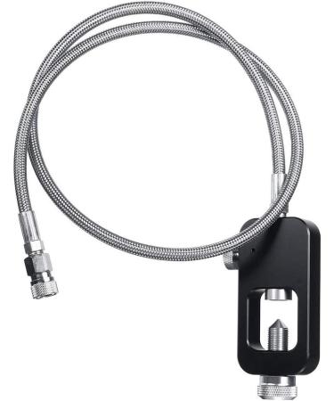 Gurlleu Scuba Yoke Valve Refill Station 4500psi - High Pressure PCP Paintball HPA Tank Charging System with Foster Quick-Detach Fill Whip Hose - Black - Buy Online on GoSupps.com