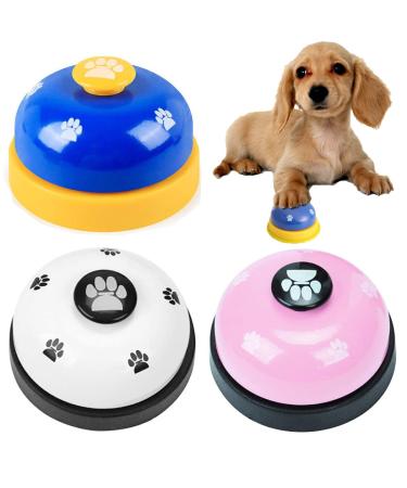 Mengger ring for dogs training bell to learn potty for pets pots stainless steel communication tools 3 pieces bell