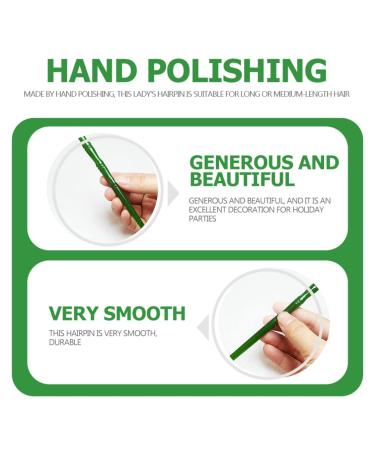 Green Hetian Jade Hair Stick - Vintage Chinese Hair Accessory for Women and Girls - Buy Online on GoSupps.com